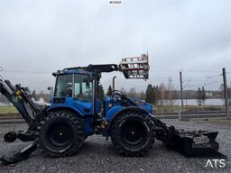 Huddig 1260B Tractor – 3 buckets, grapple, pallet forks,