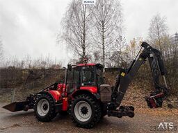 Huddig 1260B Tractor – Front bucket, grading bucket, tilt
