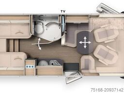 CARTHAGO C1-tourer I 143 KB-LE comfort 4.2t Full-LED-Sche