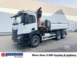 Iveco X-Way AD300X46Z 6x4 mit Kran Atlas AK 206.4E-A2,