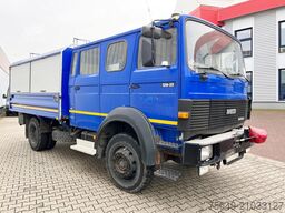 Iveco-Magirus 120-23 AW 4x4 Doka 120-23 AW 4x4 Doka, V8-Motor, Gerätewagen, Seilwinde