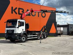 MAN TGS 35.480 8x4*4 FASSI F275 / HYVALIFT 26 ton /...