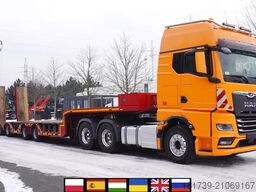 MAN TGX 33.580 6×4 tractor unit + trailer