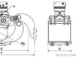 DMS SG22090 inkl. Rotator Sortiergreifer / NEU