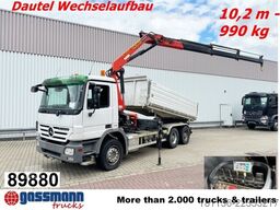 Mercedes-Benz Actros 2644 LK 6x4, Dautel Wechselsystem, Kran
