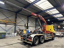 Iveco TRAKKER 350 6x4 HOOKLIFT + CRANE FASSI F120.22 ...