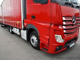MERCEDES-BENZ ACTROS 2545 / ZESTAW TANDEM 120 M3 / PRZEJAZDOW