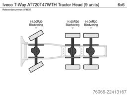 Iveco T-Way AT720T47WTH Tractor Head (9 units)
