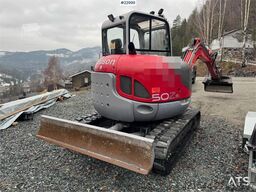 Wacker Neuson 50Z3 RD tracked excavator with digging bucket and