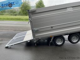 TwinTrailer Kipper & Transporter TT3030 309x183cm Höhe:120cm 3,0t.