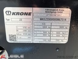 KRONE ZZ*BDF Tandem Lafette*BPW Achsen*HU 05.2027*
