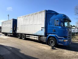 Scania R450 6x2 PRITSCHE + KRAN FASSI F365 (4x) + RADI...