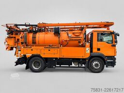 MAN TGM 18.310 4x2 Müller 8m³ HD-KOMBI Saug u.Spül