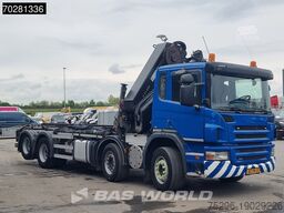 Scania P420 8X2 NL-Truck Hiab 377EP-4 Hipro Kran + Tra...