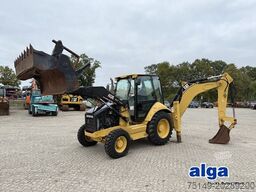 CATERPILLAR 422 4x4, Mehrzweckgerät, Palettengabel, Schaufel