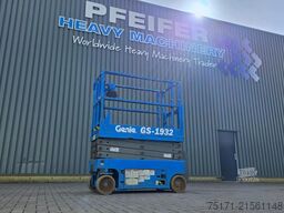 Genie GS1932 Electric, Working Height 7.8 m, 227kg Capac
