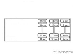 FAYMONVILLE F-S43 MEGA Telesattel 3 x zwangsgelenkt Nr.: 353
