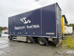 HFR 3 akslet Box Trailer with Full Side Opening and De