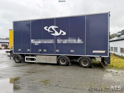 HFR 3 akslet Box Trailer with Full Side Opening and De