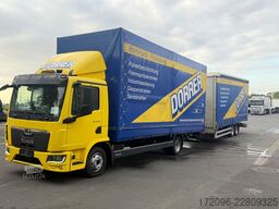 MAN TGL 8.220 + Humbaur HT, Pritsche/Plane, DE Truck