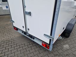 trailershop mobile Werkstatt Fenster Tür 420x200x210