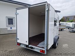 trailershop mobile Werkstatt Fenster Tür 420x200x210