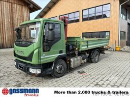 Iveco ML100E19 4x2, Kran HMF 810-K2, 2x AHK