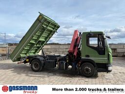 Iveco ML100E19 4x2, Kran HMF 810-K2, 2x AHK