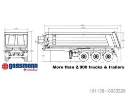 Euro ATM 27, HARDOX Stahlmulde ca. 27m³,