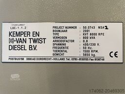 FG Wilson P800 - 880kVA used Genset - DPX-12645