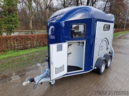 Cheval Liberté 2er Pferde Trailer Gold 3 premium blau Sattelkammer