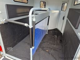 Cheval Liberté 2er Pferde Trailer Gold 3 premium blau Sattelkammer