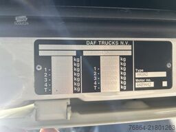DAF XF 480 FAR BDF EURO 6 LIFTACHSE, RETARDER