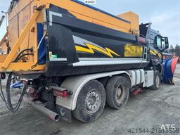 MAN TGS 28.510 6x4 snow plow tipper truck – underbody