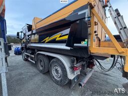 MAN TGS 28.510 6x4 snow plow tipper truck – underbody
