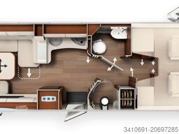 CARTHAGO liner-for-two I 53 Fahrradbühne Vollluftfederung