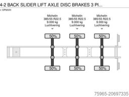 KÖGEL S24-2 BACK SLIDER LIFT AXLE DISC BRAKES 3 PIECES