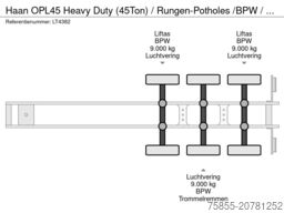 Haan OPL45 Heavy Duty (45Ton) / Rungen-Potholes /BPW...