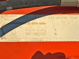 VOLVO FM 380 Kipper 5,10 m * ATLAS TEREX 135.2ME-A2