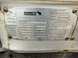 SCHMITZ CARGOBULL 3 Achs MEGA Liftachse Hubdach SAFaxle TÜV 01/26