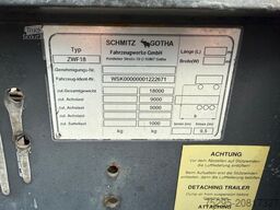 SCHMITZ CARGOBULL 2Achs Jumbo MEGA BDF Lafette untergekuppelt SAF