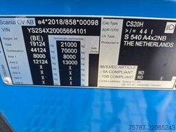 SCANIA S540 Kiphydraulik, AlCOA LM, Retarder usw usw