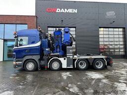 Scania R620-V8 8x4 Effer 1250+Flyjib,winch Euro 5