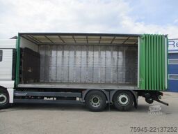 MAN TGX 26.440, Getränkeaufbau mit Schiebeplane