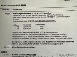 MERCEDES-BENZ Vito Kasten 111CDI lang*0°*Kühlkasten*Konvekta*