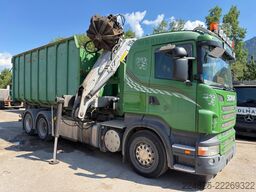 SCANIA R500 V8  6x2 Abroller mit PENZ 16200HL *Euro5*