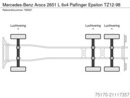 Mercedes-Benz Arocs 2651 L 6x4 Palfinger Epsilon TZ12-98