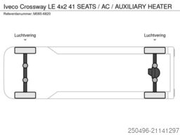 Iveco Crossway LE 4x2 41 SEATS / AC / AUXILIARY HEATER