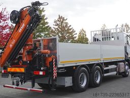 Renault C380 Comfort 6x4 / Atlas 172.3E crane