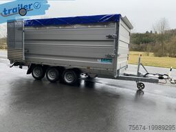 TwinTrailer Kipper & Transporter TR3540 402x192cm Höhe: 140cm 3,5t.